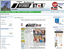 Tablet Screenshot of burknews.com